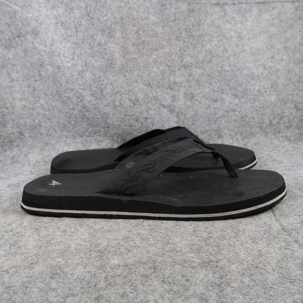 Athletech Shoes Mens 12 Sandals Flip Flops Casual Comfort Slip On Thick Strap